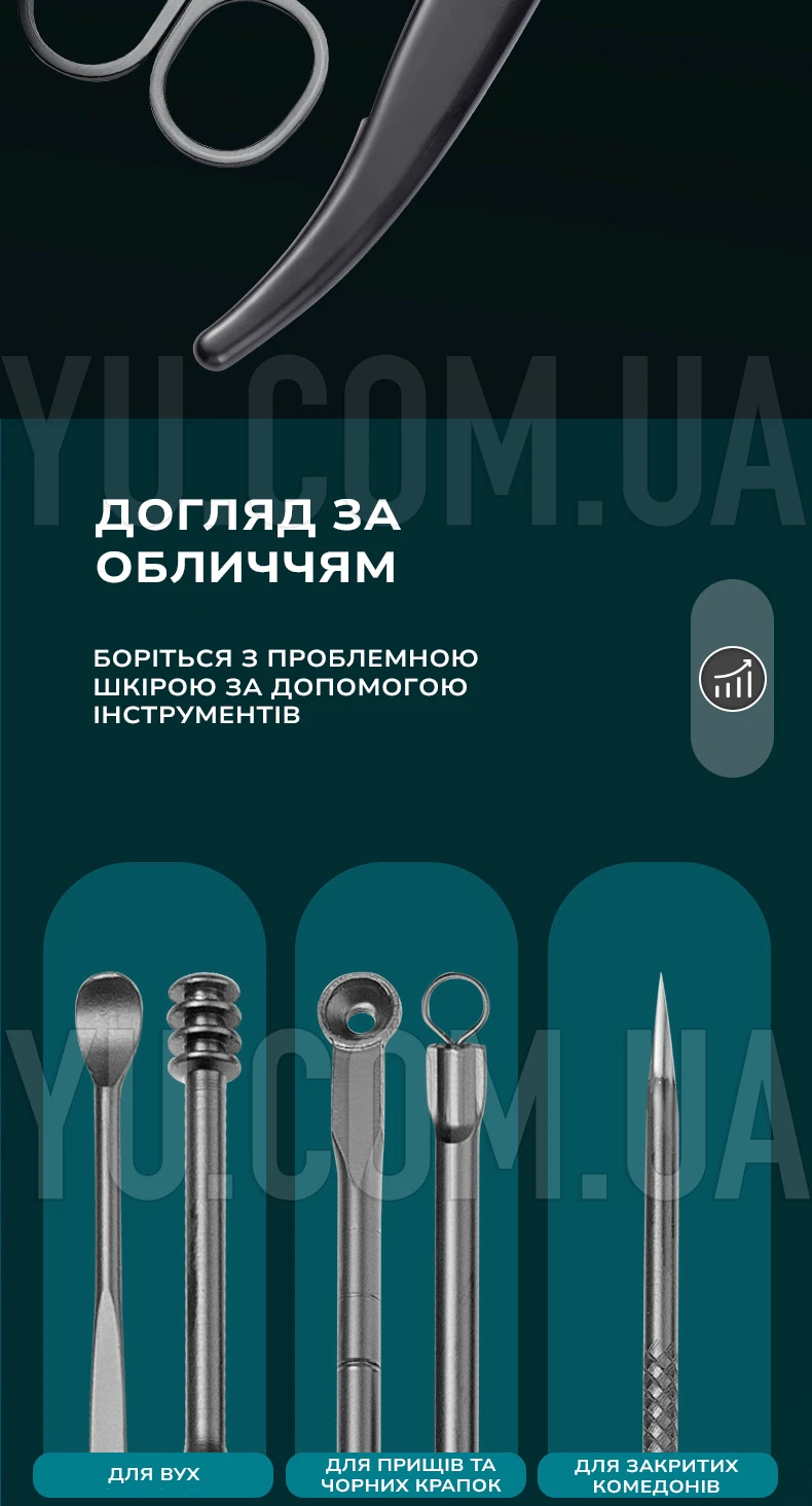 Набір для манікюру та догляду за обличчям, 26 предметів у футлярі, набір для рук, ніг та обличчя Набір для манікюру та догляду за обличчям, 26 предметів у футлярі, набір для рук, ніг та обличчя